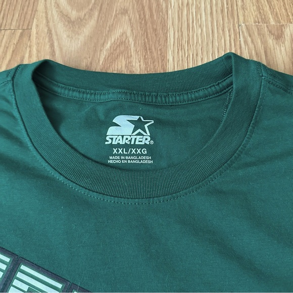 NY Jets Starter Graphic T-Shirt 2XL Green Short Sleeve - Picture 3 of 5